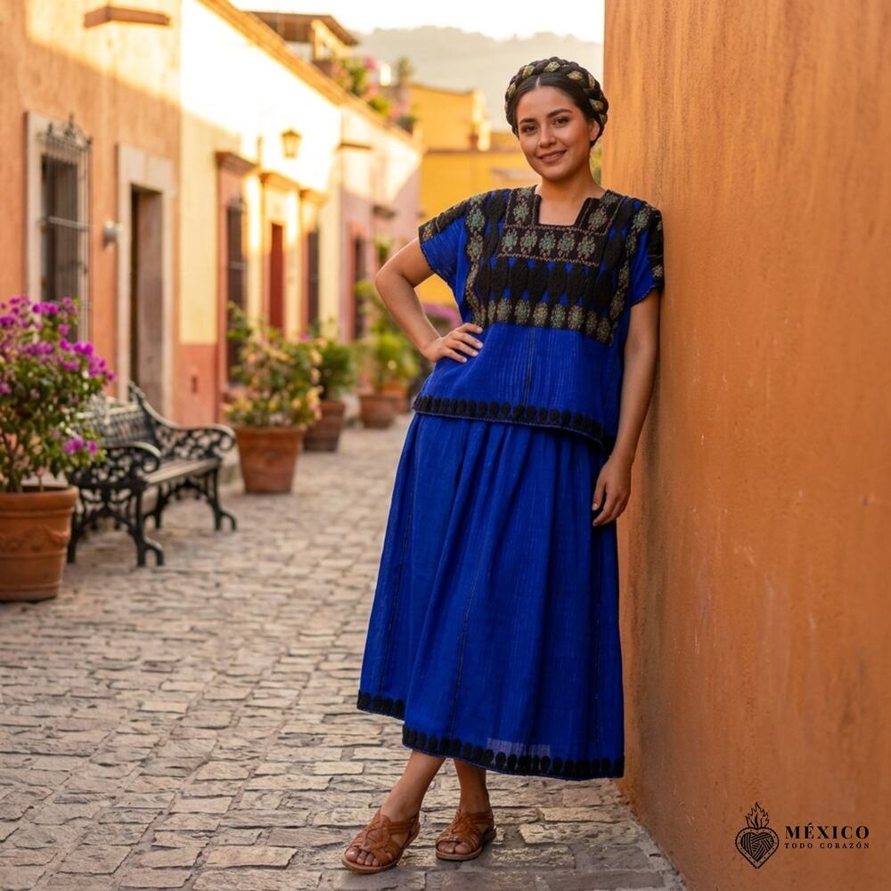 Cape huipil One of a kind 29 x 21 INCHES one size